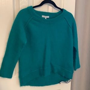 Beautiful fuzzy green Sandro sweater